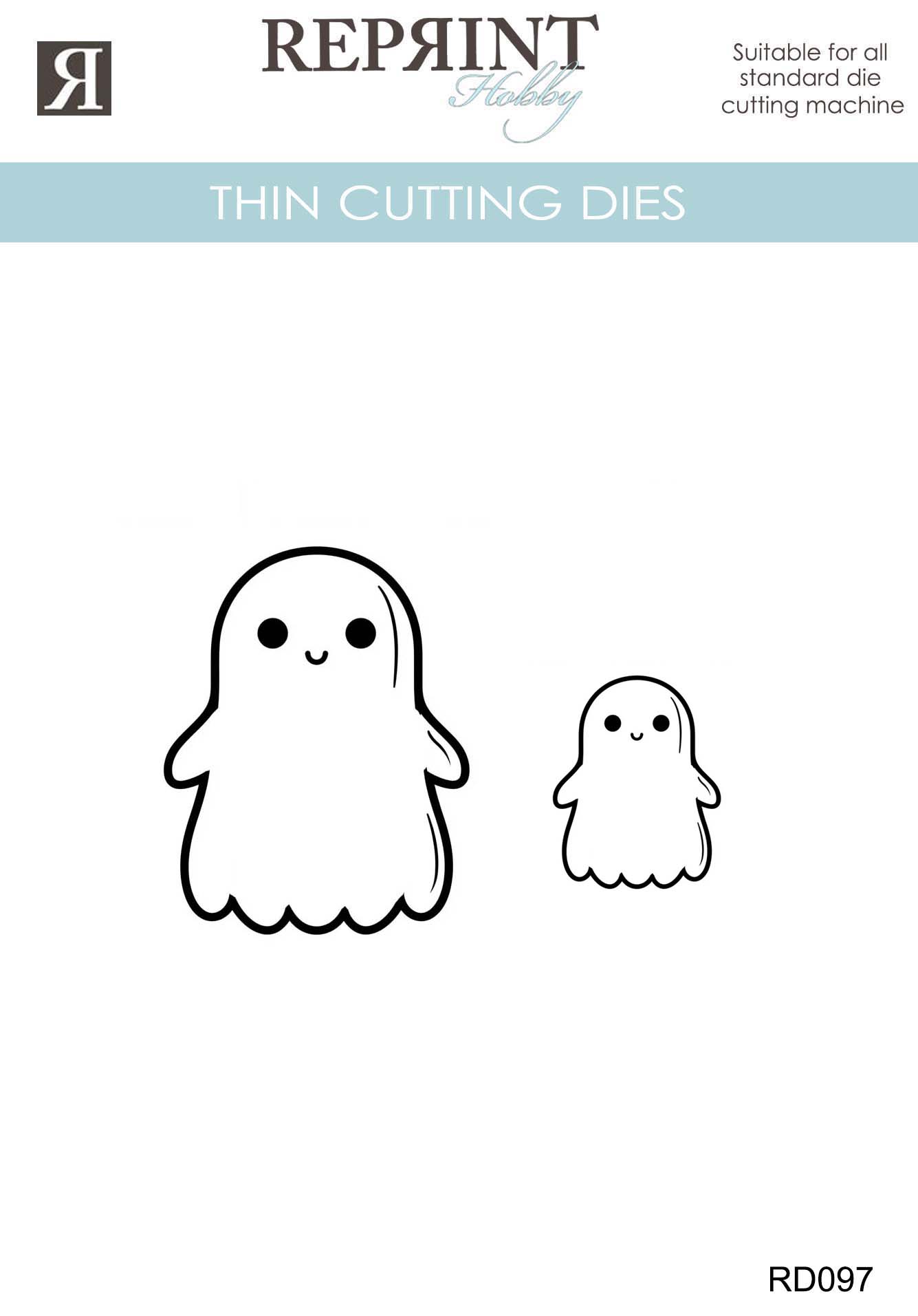 Dies Reprint Enchanted Halloween Ghost 2 pcs