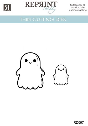 Dies Reprint Enchanted Halloween Spöke 2 pcs