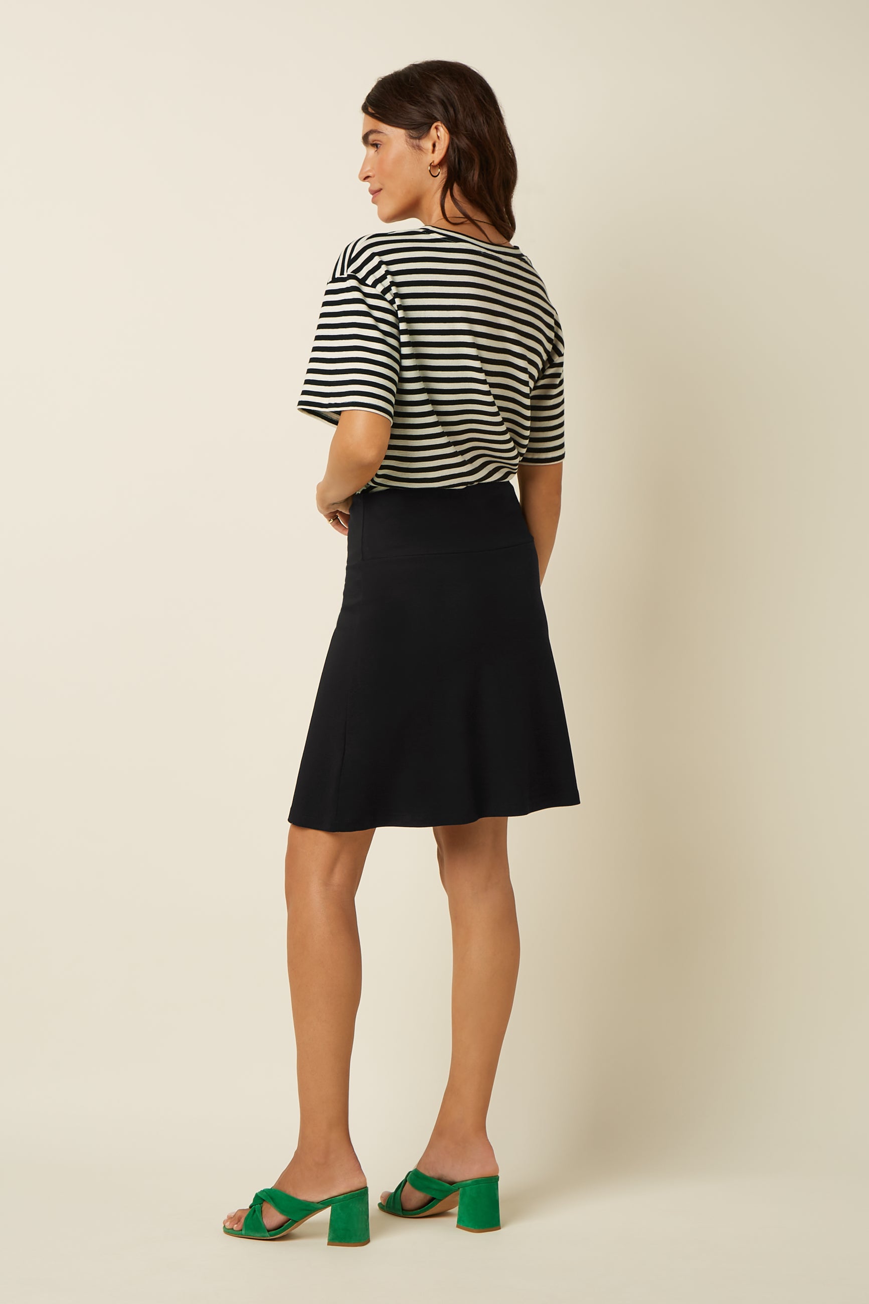 Border skirt Milano svart - 3