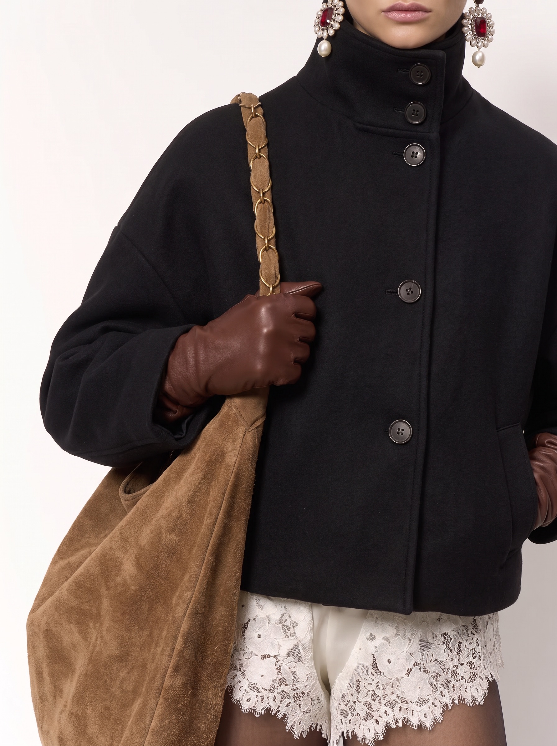 Kort Jacka Svart - 2