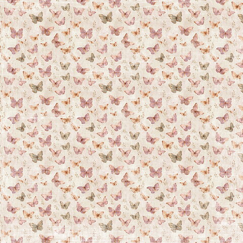 Papper Scrapbooking  Reprint - Morning Dew - Hidden Magic  Collection -  12x12 (30,5 x 30,5 cm)
