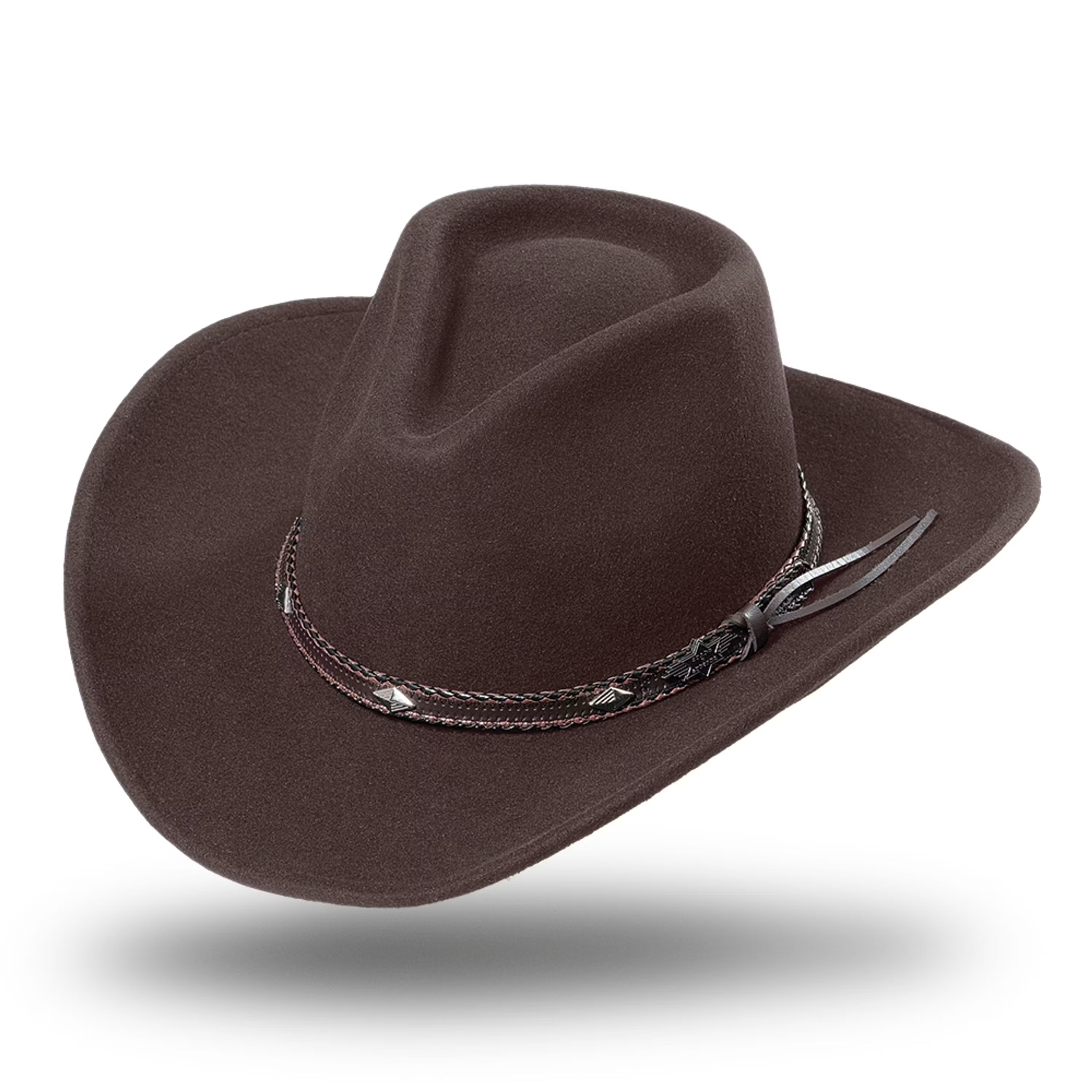 Cowboyhatt Dallas brun