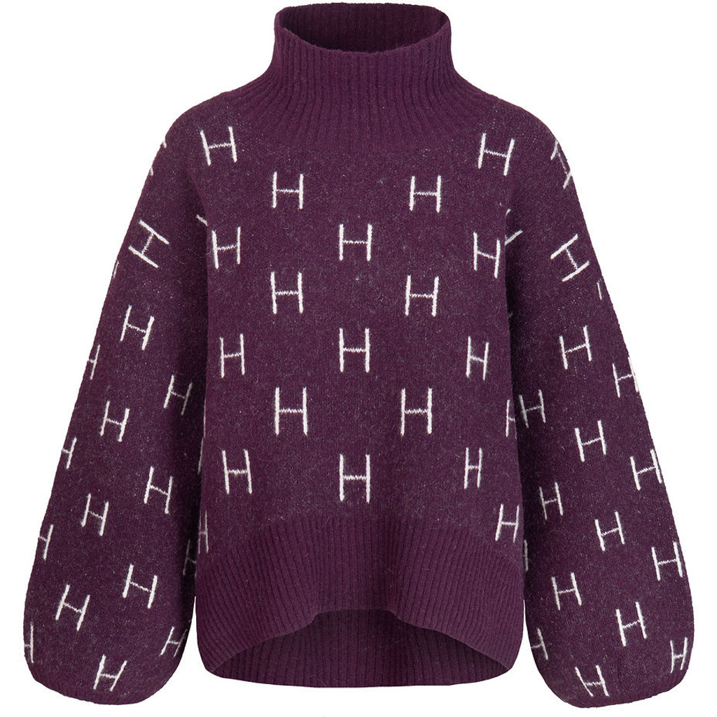 Fam Short Sweater Potent Purple