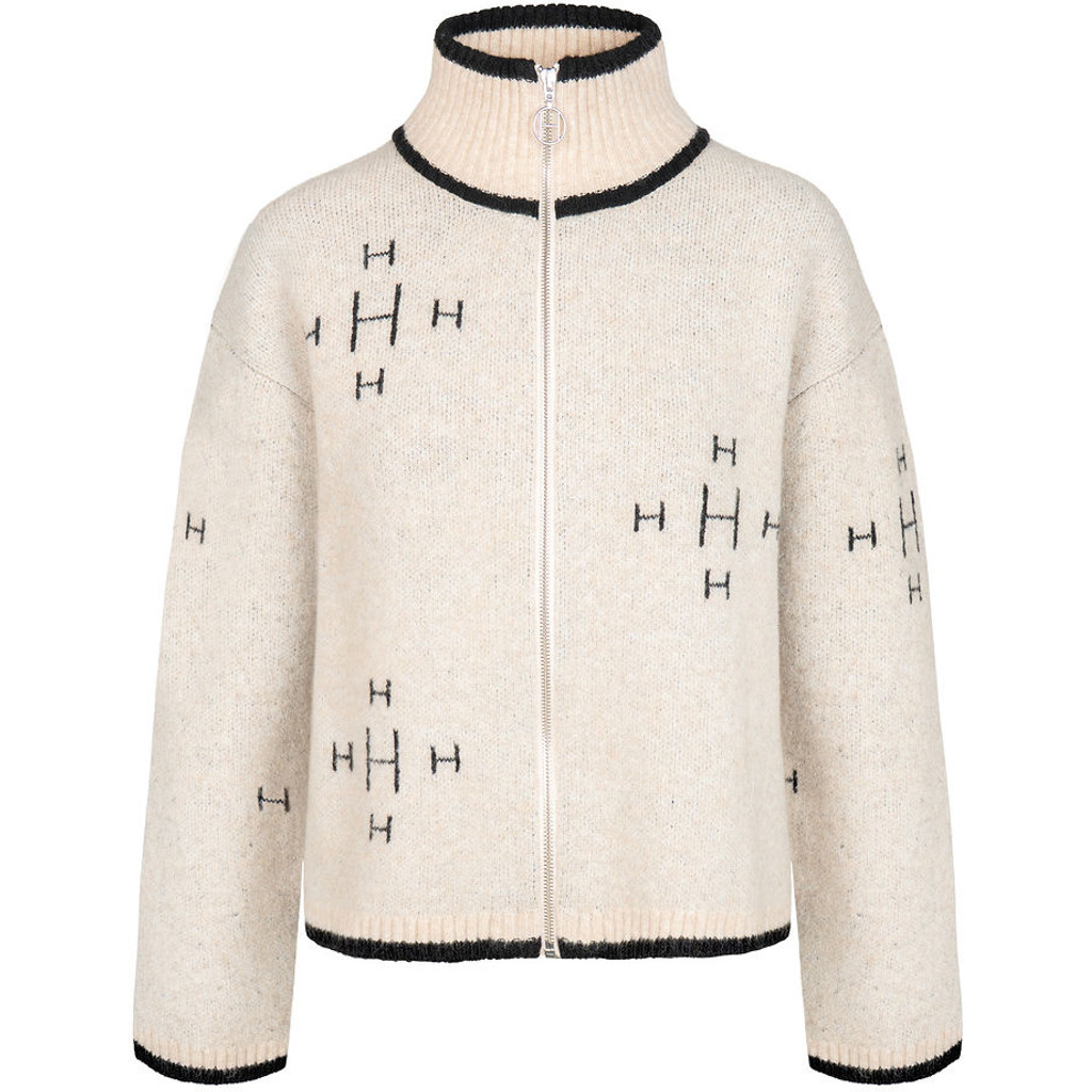Iben Zip Jacket Light Beige Melange