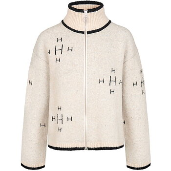 Iben Zip Jacket Light Beige Melange