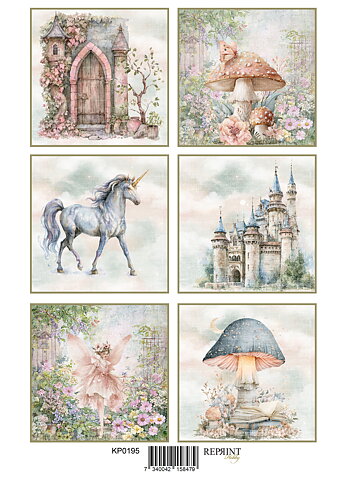 Papper Klippark -  Hidden Magic    Tags  -  A4