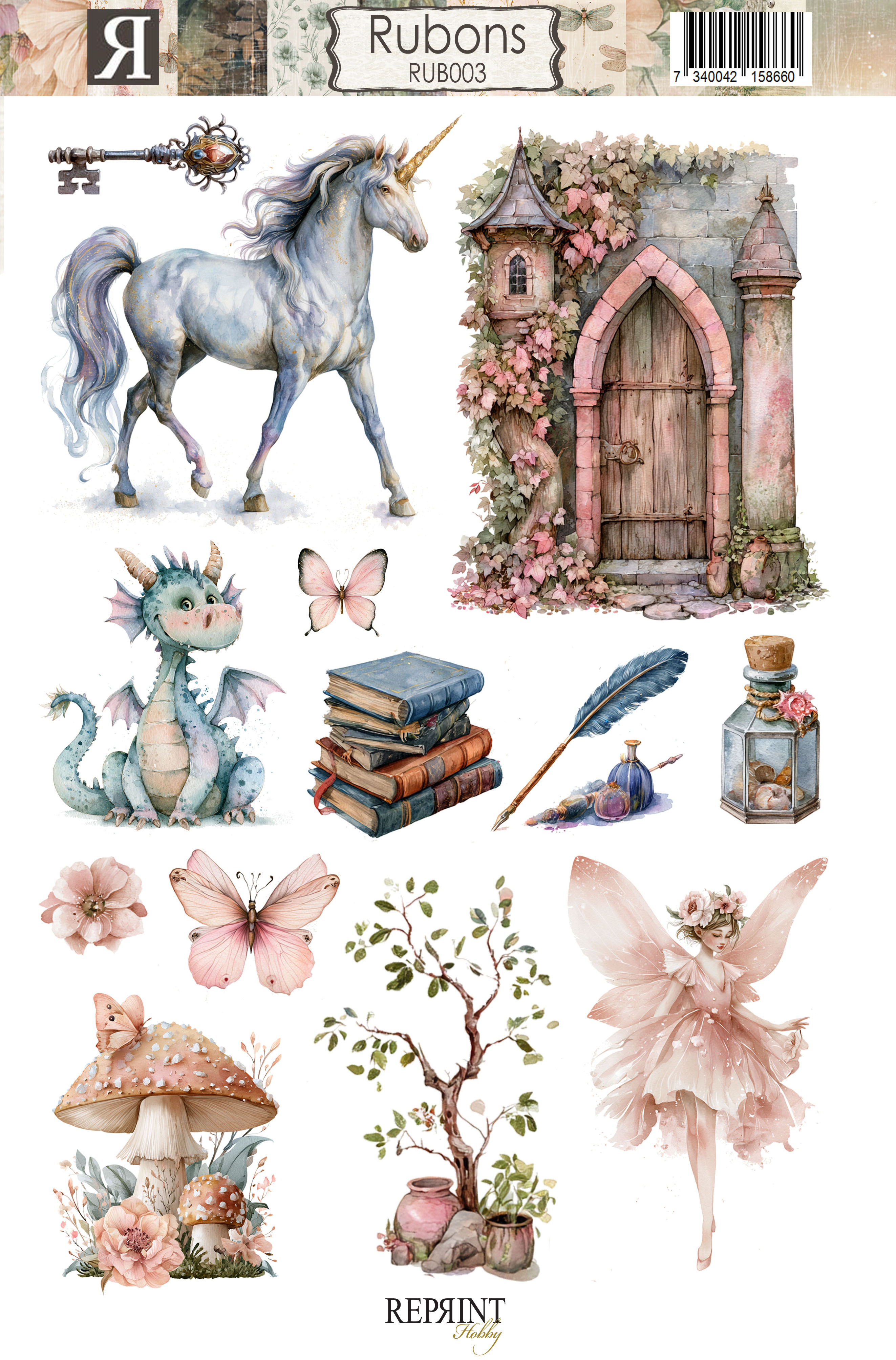 Rubons Reprint - Hidden Magic   -  11x16 cm