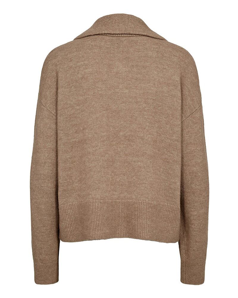 Kofta Fuette med dragkedja beige