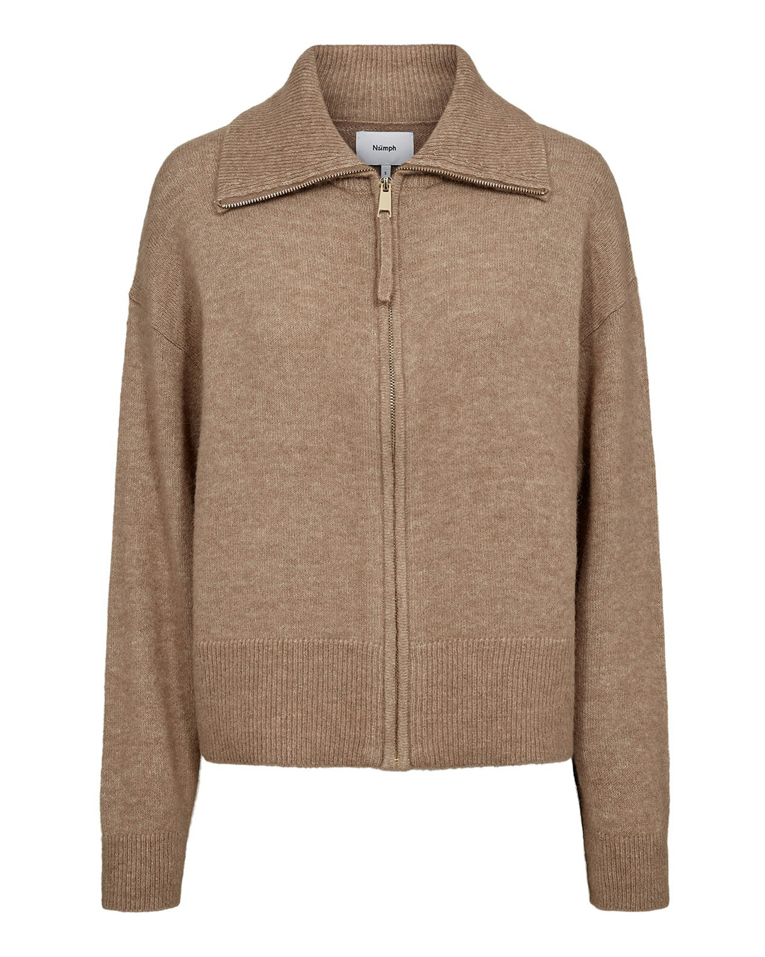 Kofta Fuette med dragkedja beige