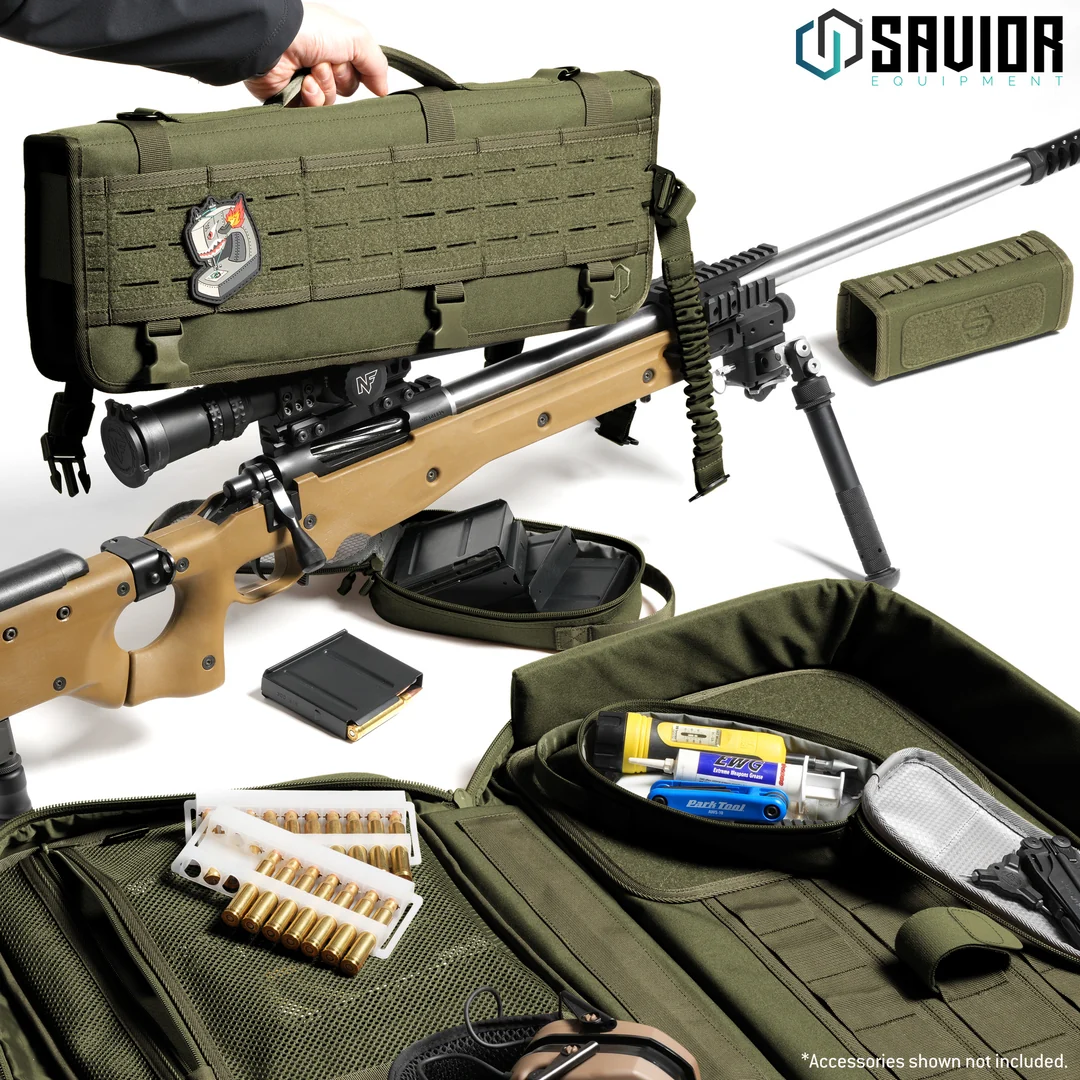 Savior Equipment Specialist LRP 47" Single Rifle Case - OD Green 3