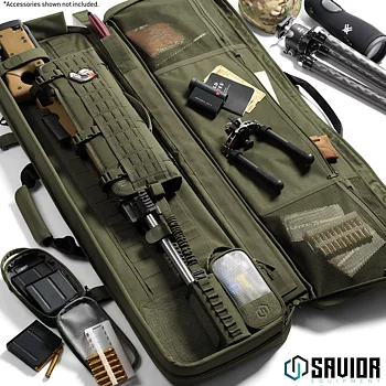 Savior Equipment Specialist LRP 47" Single Rifle Case - OD Green 2
