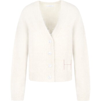 PERNILLE Short Cardigan White Alyssum