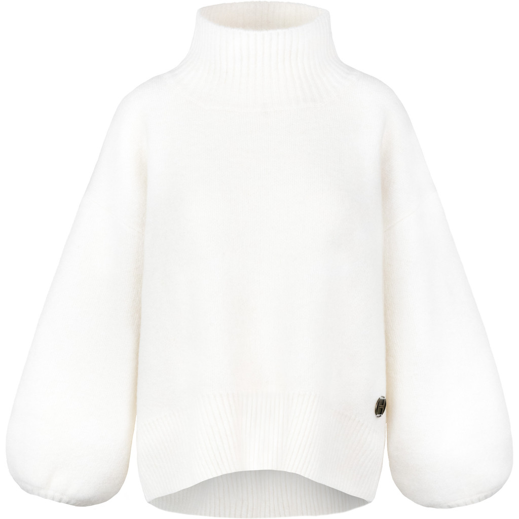 FAM Patch Short Sweater White Alyssum