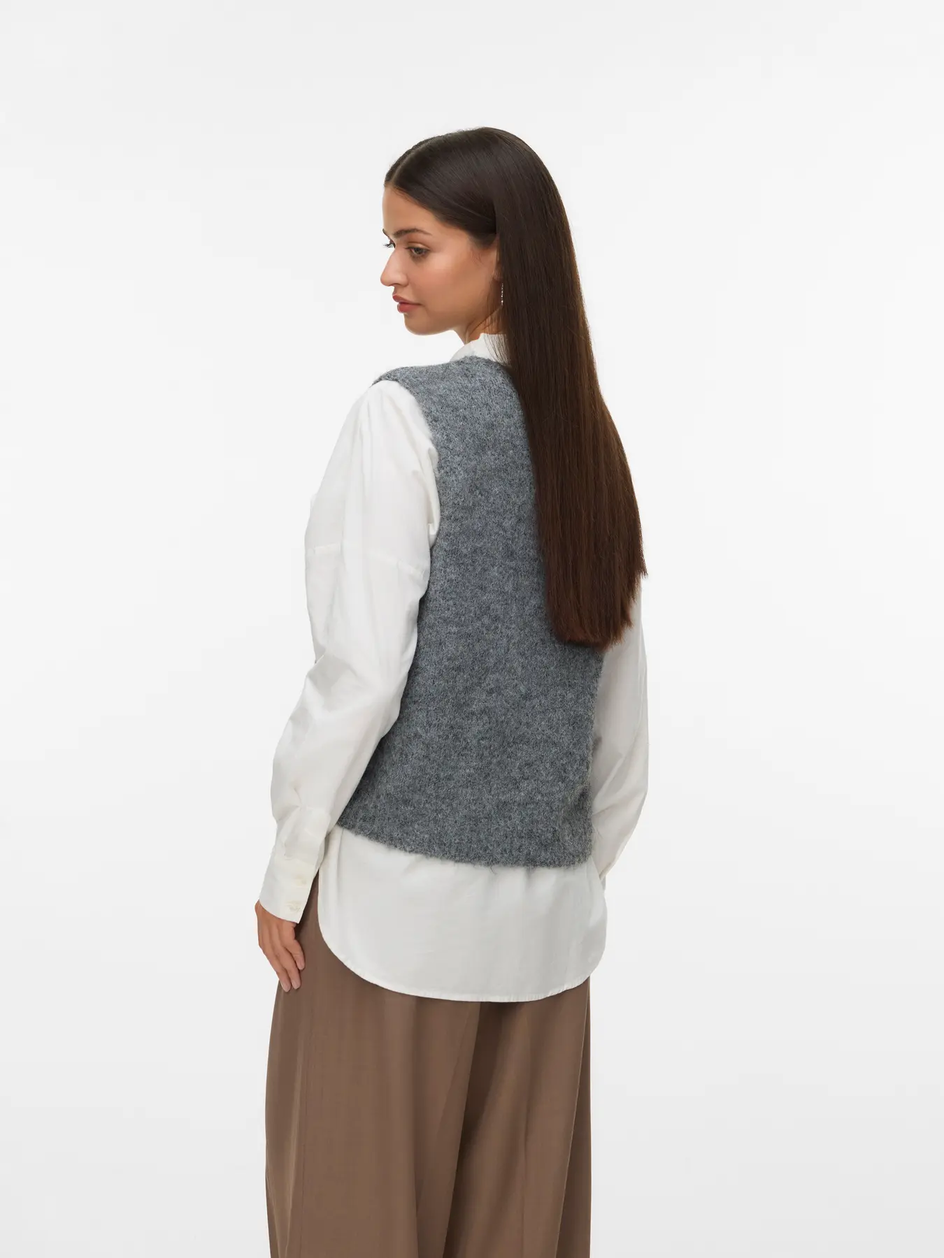 Vero Moda - Novah Väst Grå - 2