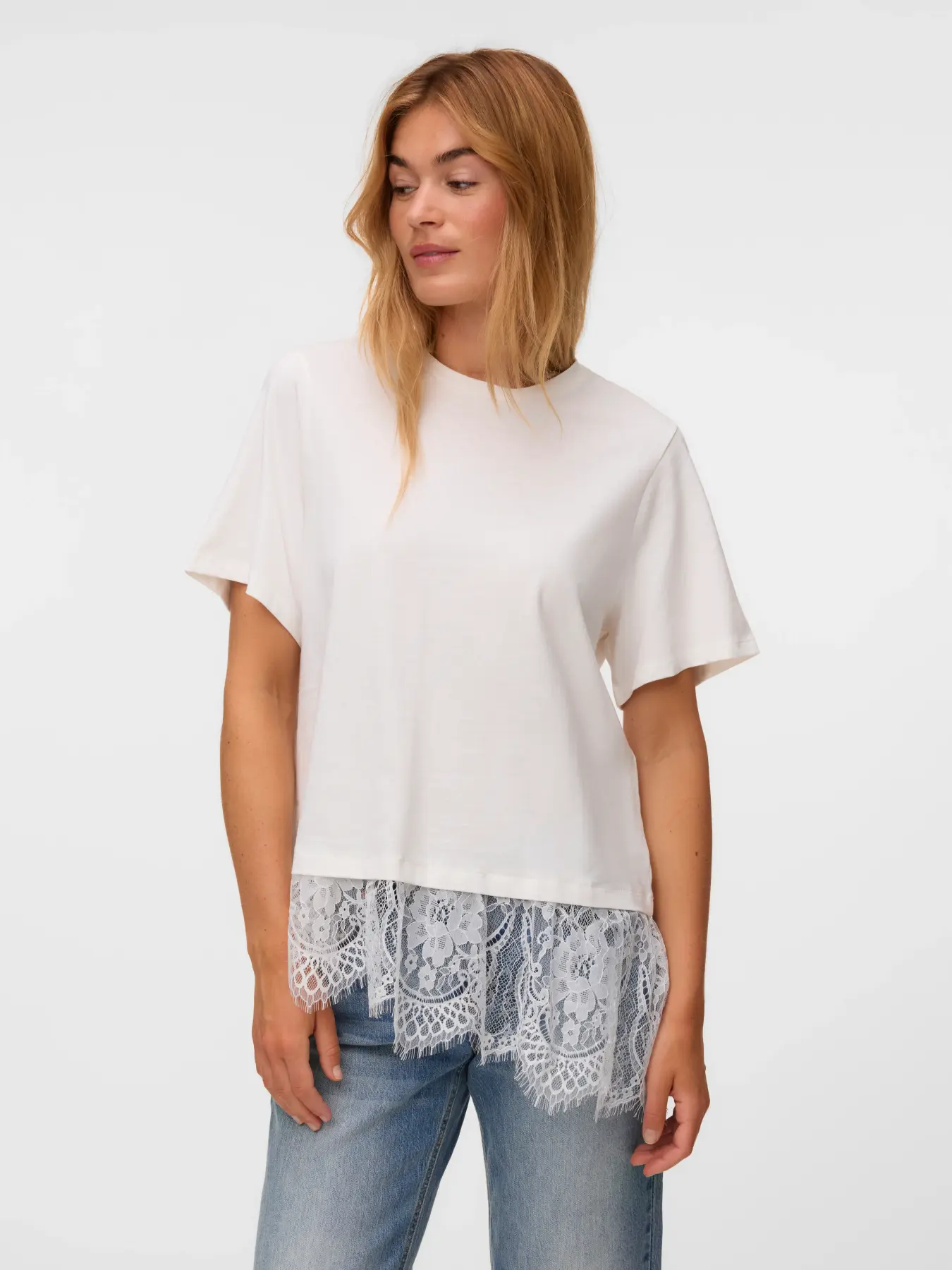 Vero Moda - Brit Topp Vit - 4