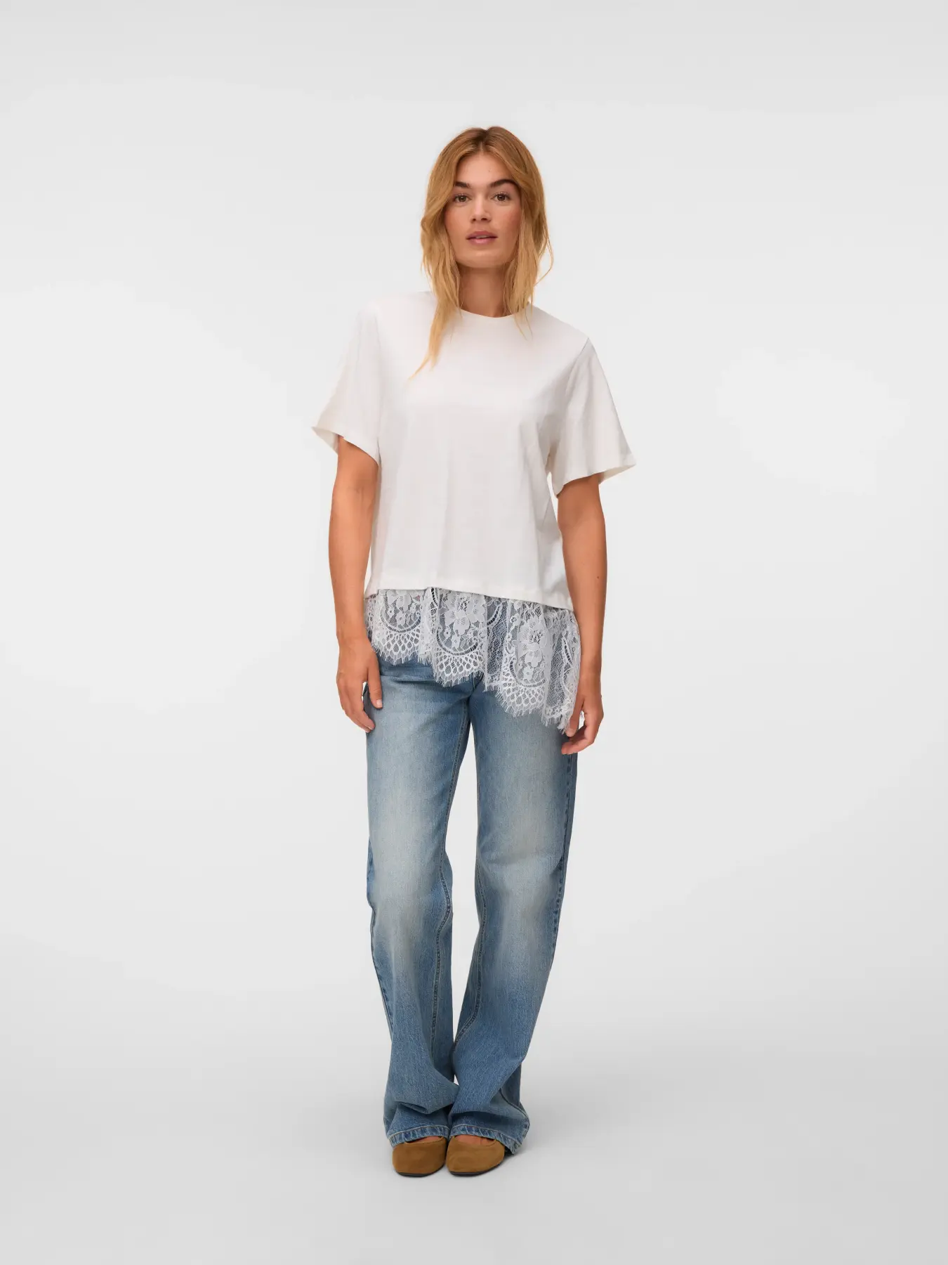 Vero Moda - Brit Topp Vit - 2