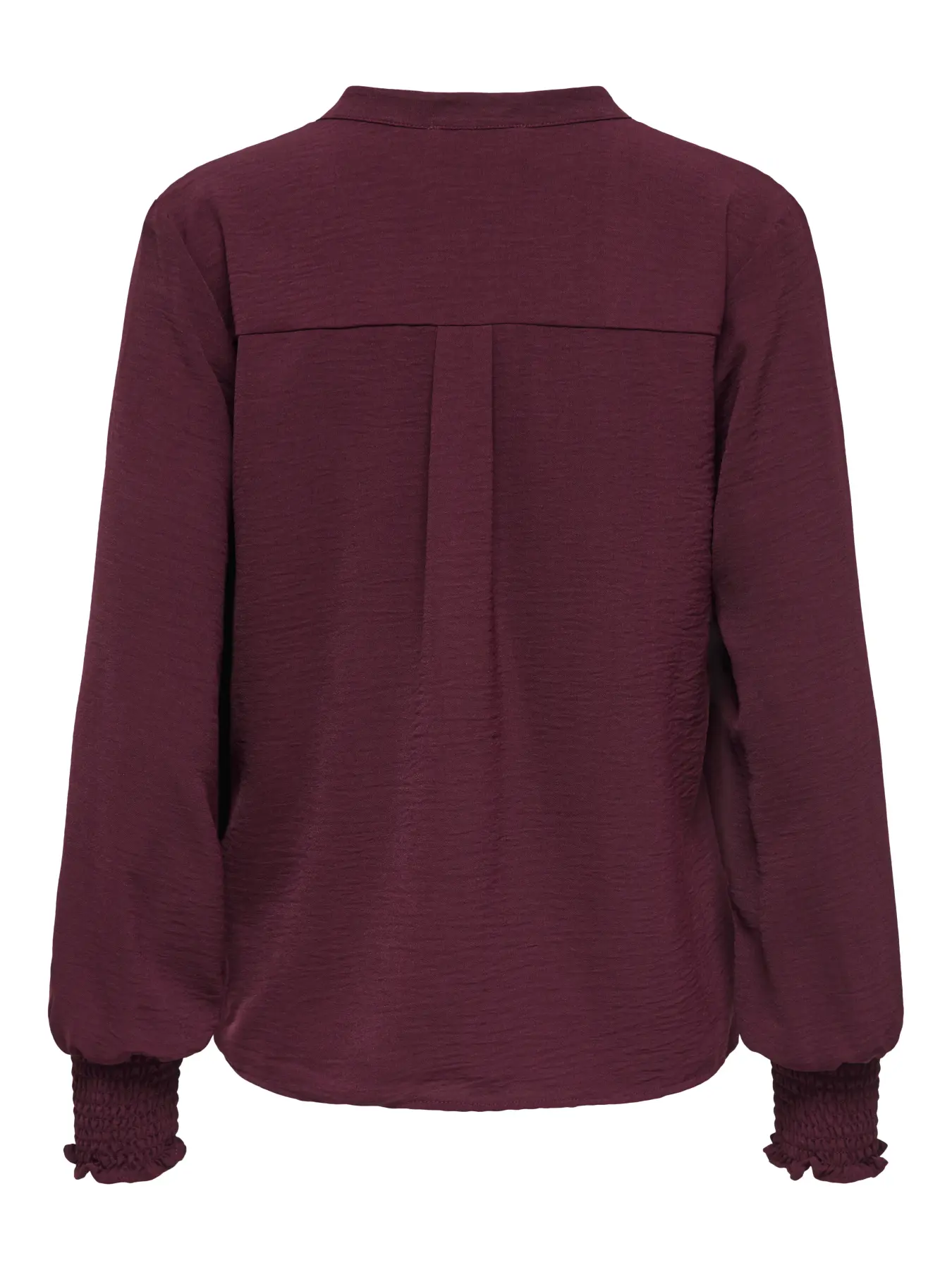 Only - Mette V-neck Top Vinröd - 2