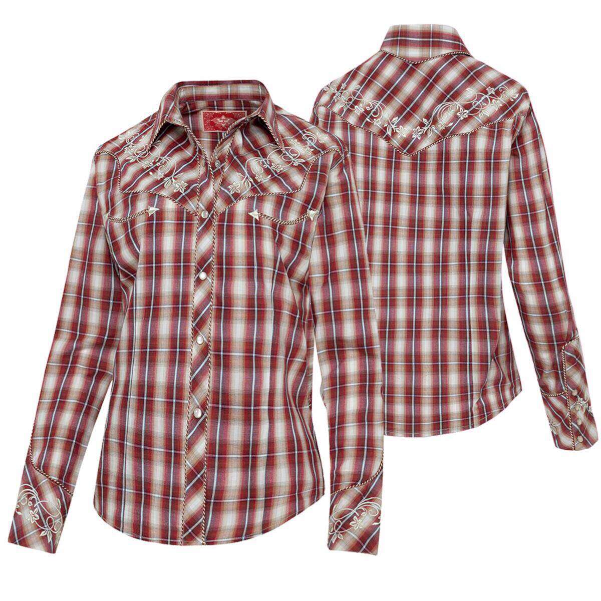 Westernblus med broderier - 3