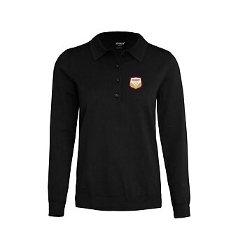 Whiskykalendern Långärmad Polo Svart