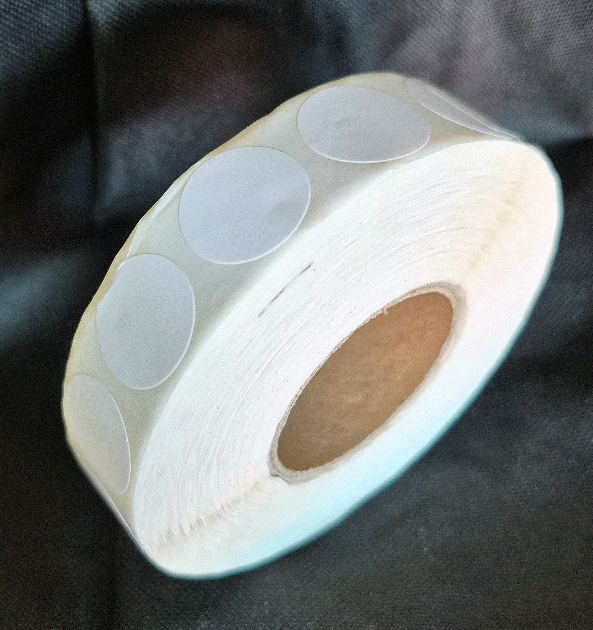 Självhäftande täcklappar, vita för måltavlor - 20mm