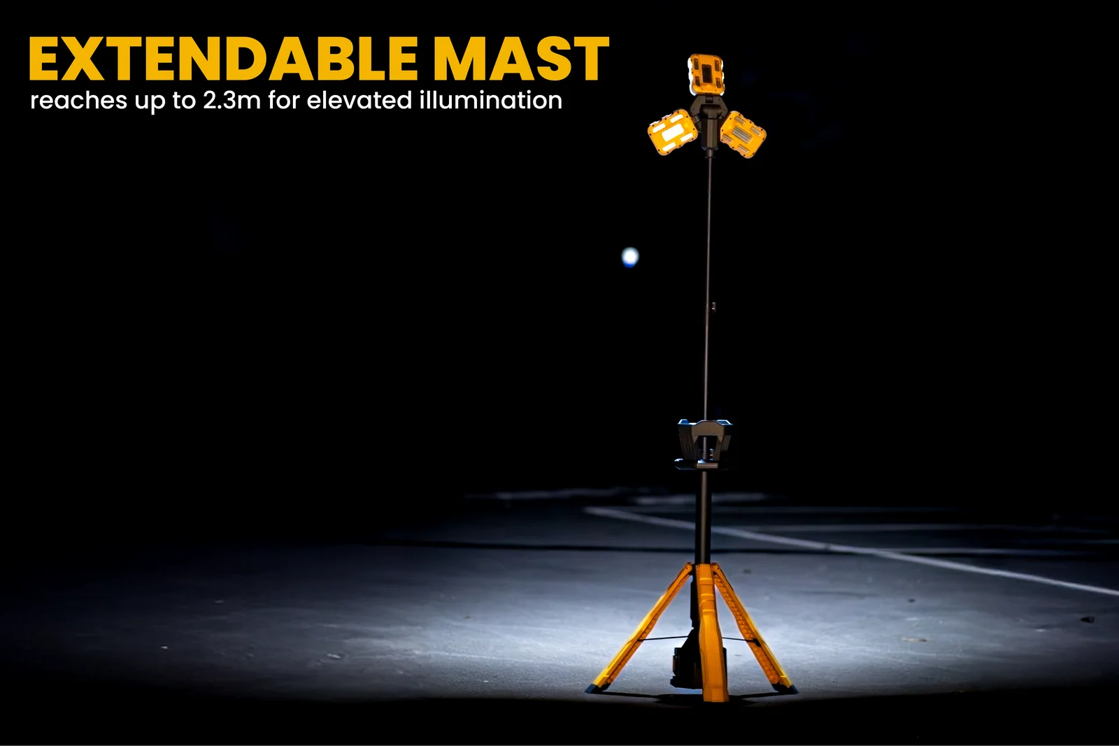 NightSearcher Arbetslampa TriStar Connect Hybrid 10000LM - 6