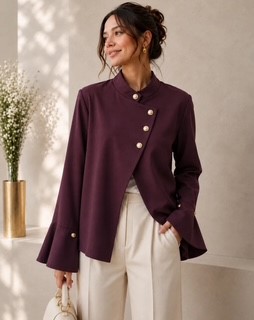 Nautic Blazer Prune