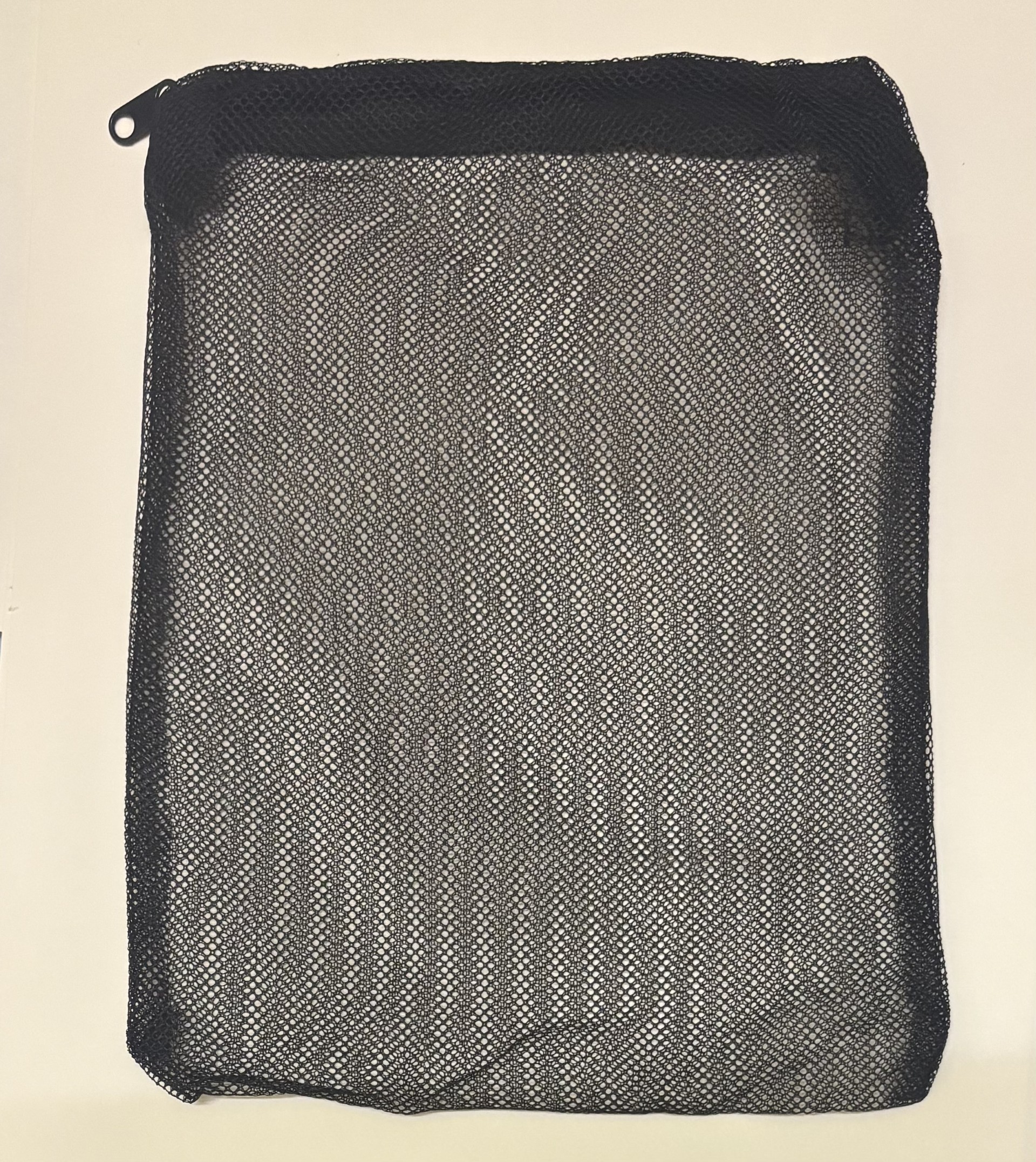 Nätpåse med dragkedja Svart 25x17 cm
