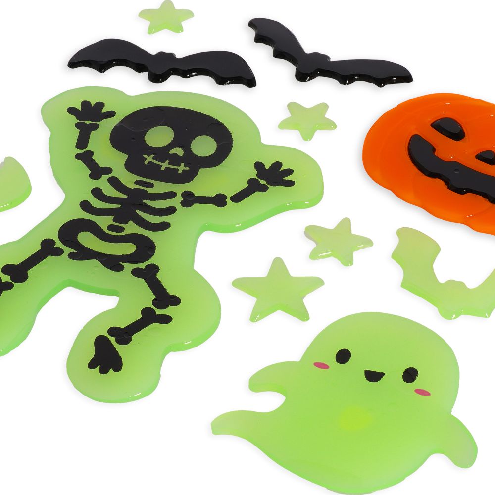 Windo-glow, Halloween, Gel stickers, Small, DETTE PRODUKT HAR PLANLAGT LEVERING I BEGYNDELSEN AF OKTOBER 2026 - 4