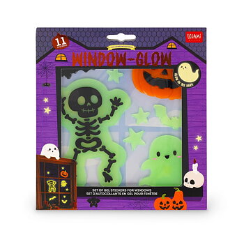 Windo-glow, Halloween, Gel stickers, Small, DETTE PRODUKT HAR PLANLAGT LEVERING I BEGYNDELSEN AF OKTOBER 2026