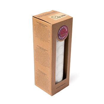 Ljus stearin Chakrarelief off-white