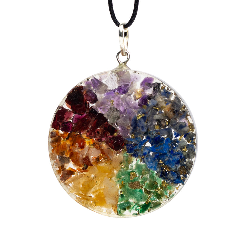 Orgonit Med Chakra rund - 3