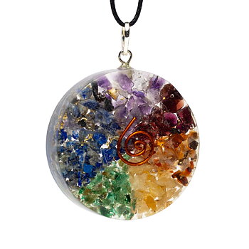 Orgonit Med Chakra rund