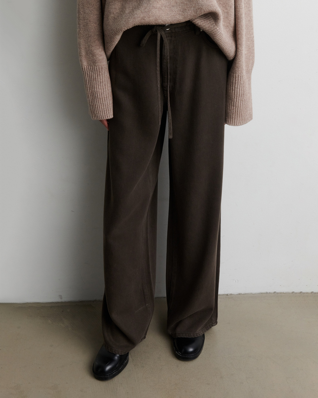 Jeans Irven vida mörk olivgrön - 3