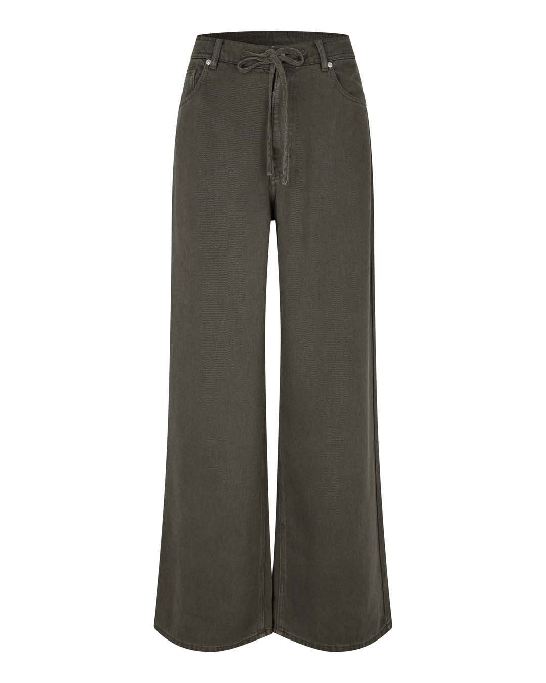 Jeans Irven vida mörk olivgrön - 5