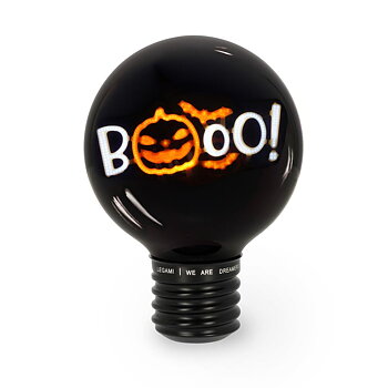 Bulb fiction, glødelampeformet bordlampe, Pumpkin Boo!, DETTE PRODUKT HAR PLANLAGT LEVERING I BEGYNDELSEN AF OKTOBER 2026