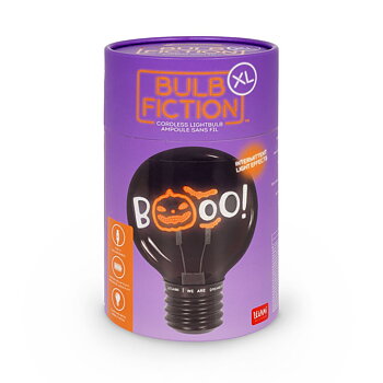 Bulb fiction, glødelampeformet bordlampe, Pumpkin Boo!, DETTE PRODUKT HAR PLANLAGT LEVERING I BEGYNDELSEN AF OKTOBER 2026