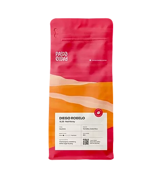 Paso Paso - Diego Robelo - SL28 Red Honey - Costa Rica - Ljusrostade hela kaffebönor - 250g