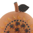 Stig Lindberg (1962) Swelling Apple with Black/Orange Decor 13 cm