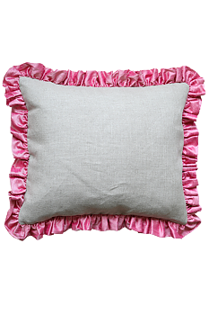 Kudde Ruffle Pink
