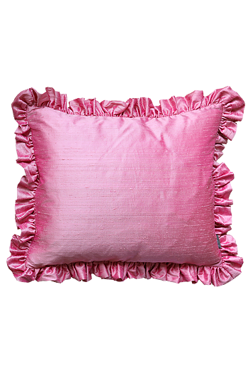 Kudde Ruffle Pink