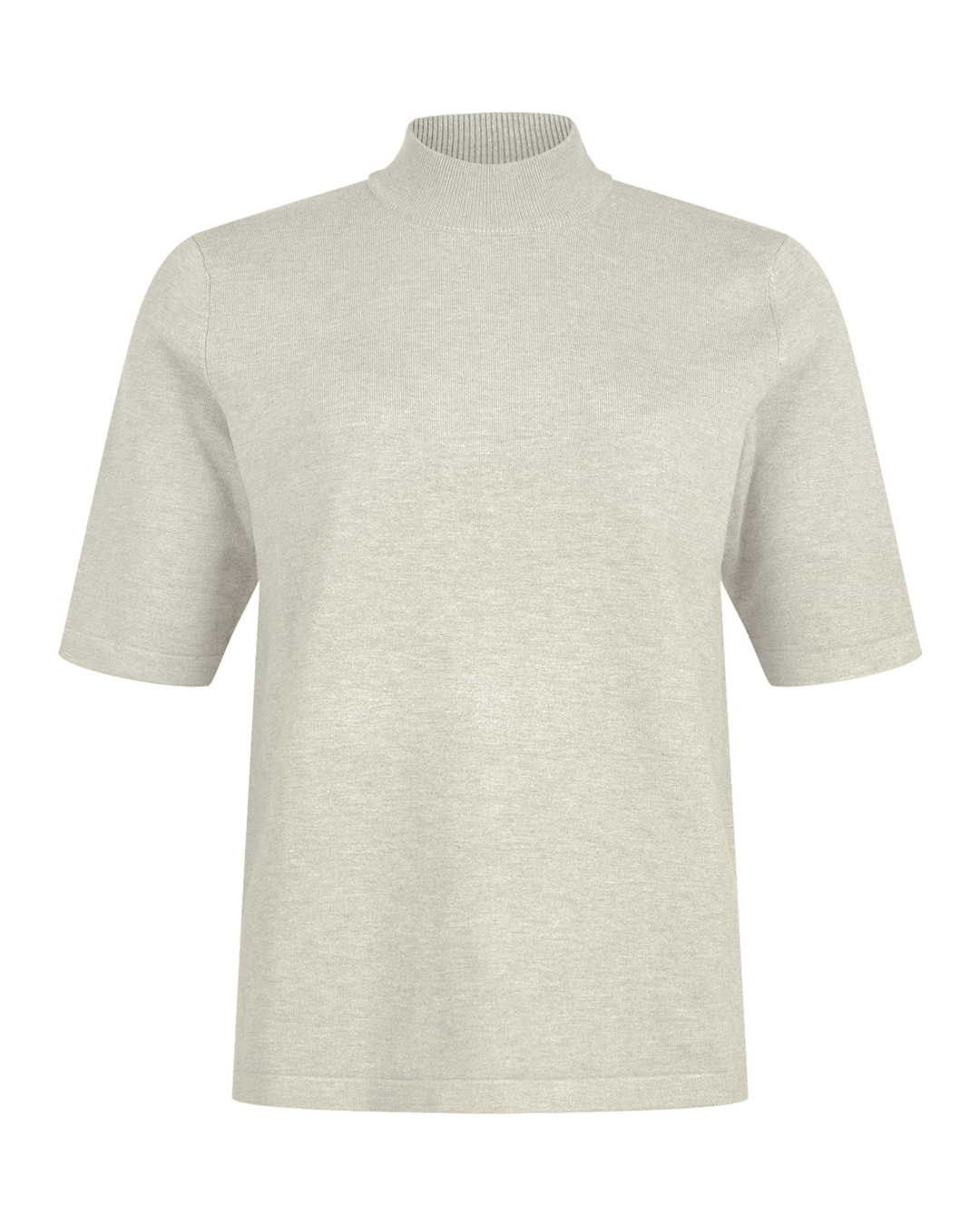 Jumper turtle kort ärm offwhite