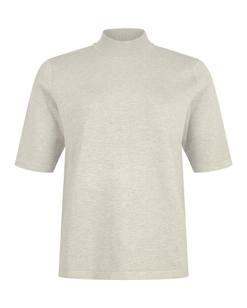 Jumper turtle kort ärm offwhite