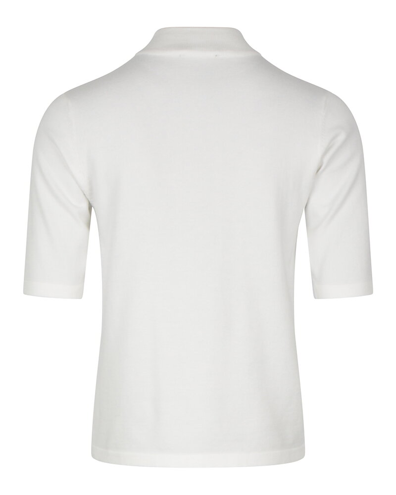 Jumper turtle kort ärm offwhite