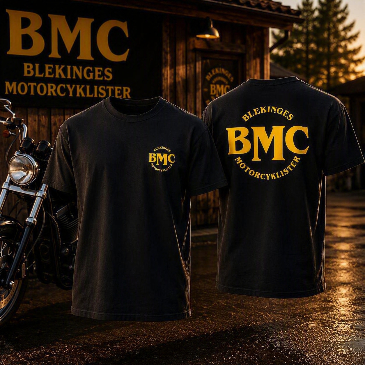 T-shirt med tryck (BMC)