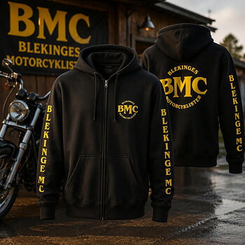 Hoodie med tryck (BMC)