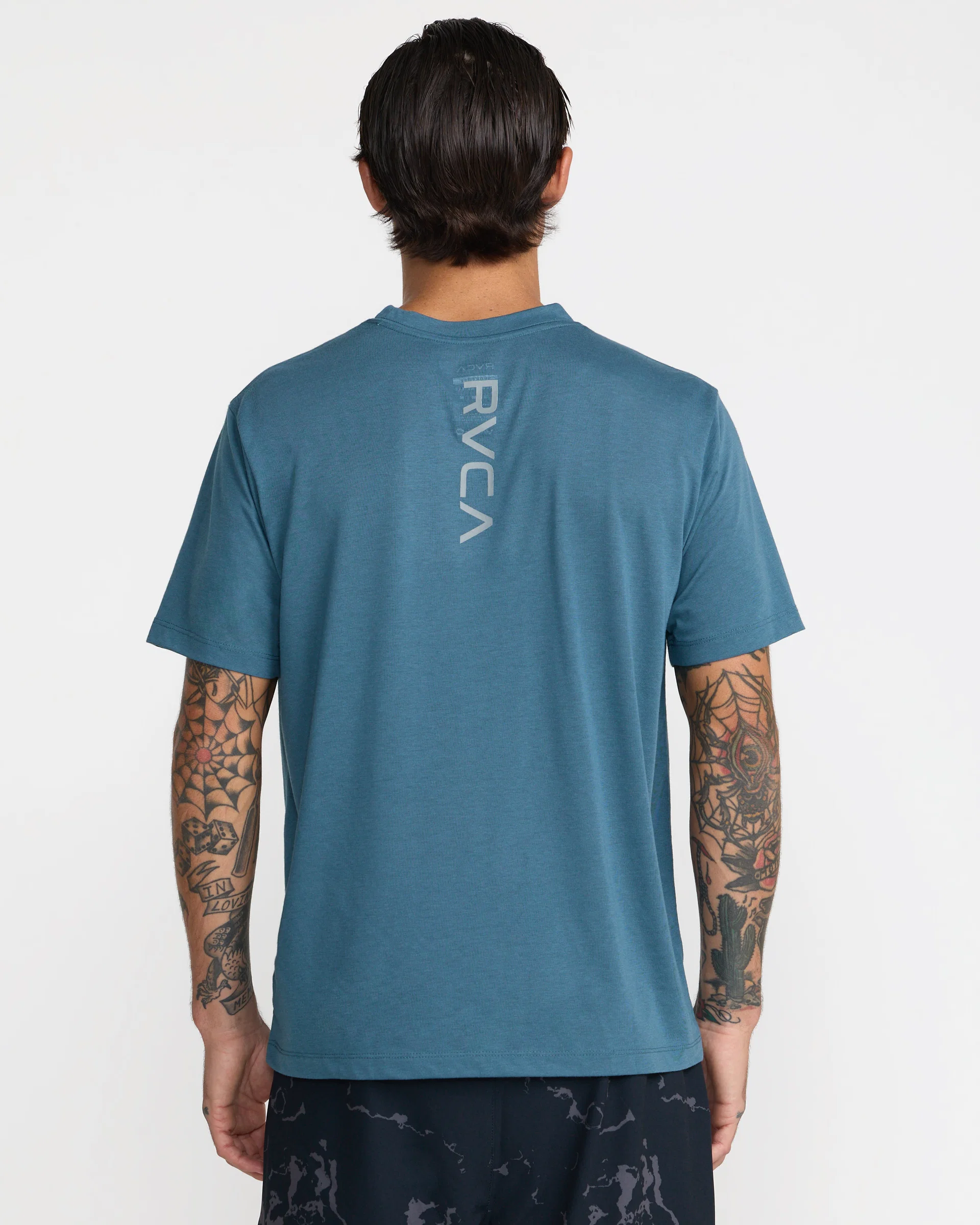 RVCA t-shirt VA marks duck blue - 6
