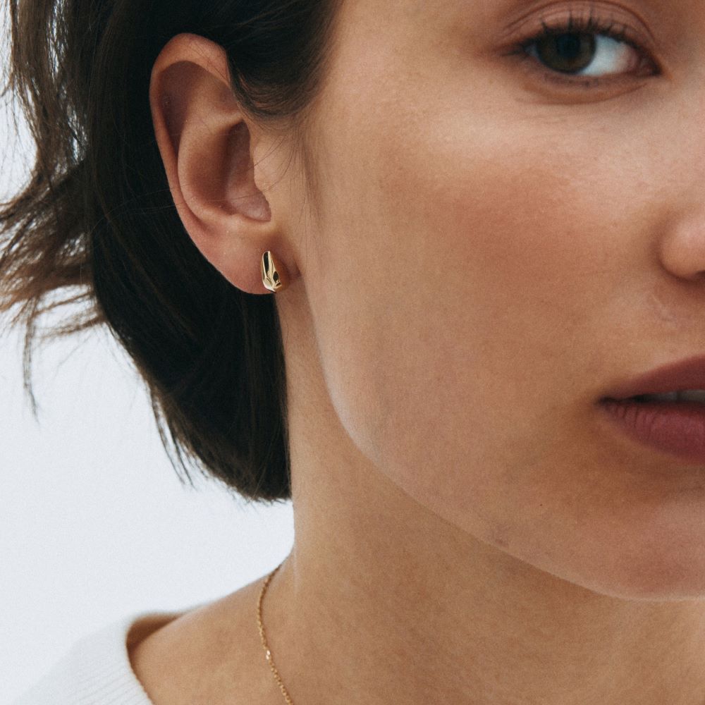 Edblad Crystalite studs guld - 2