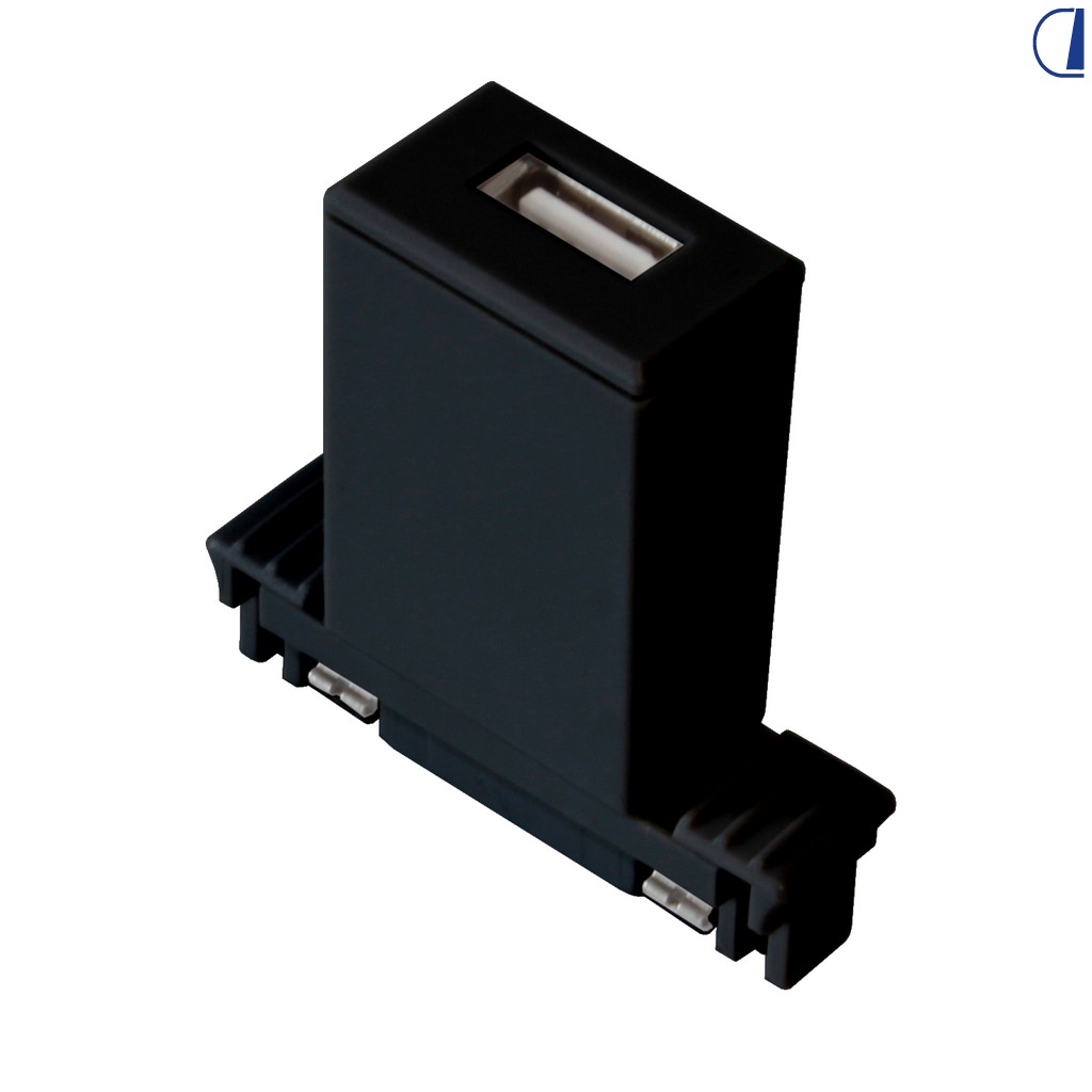 USB 5V 2A för spårsystem - Svart
