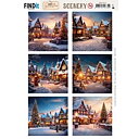  Berries Beauty’s Push Out Scenery - Magical winter Village Square