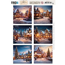  Berries Beauty’s Push Out Scenery - Magical winter Village Square